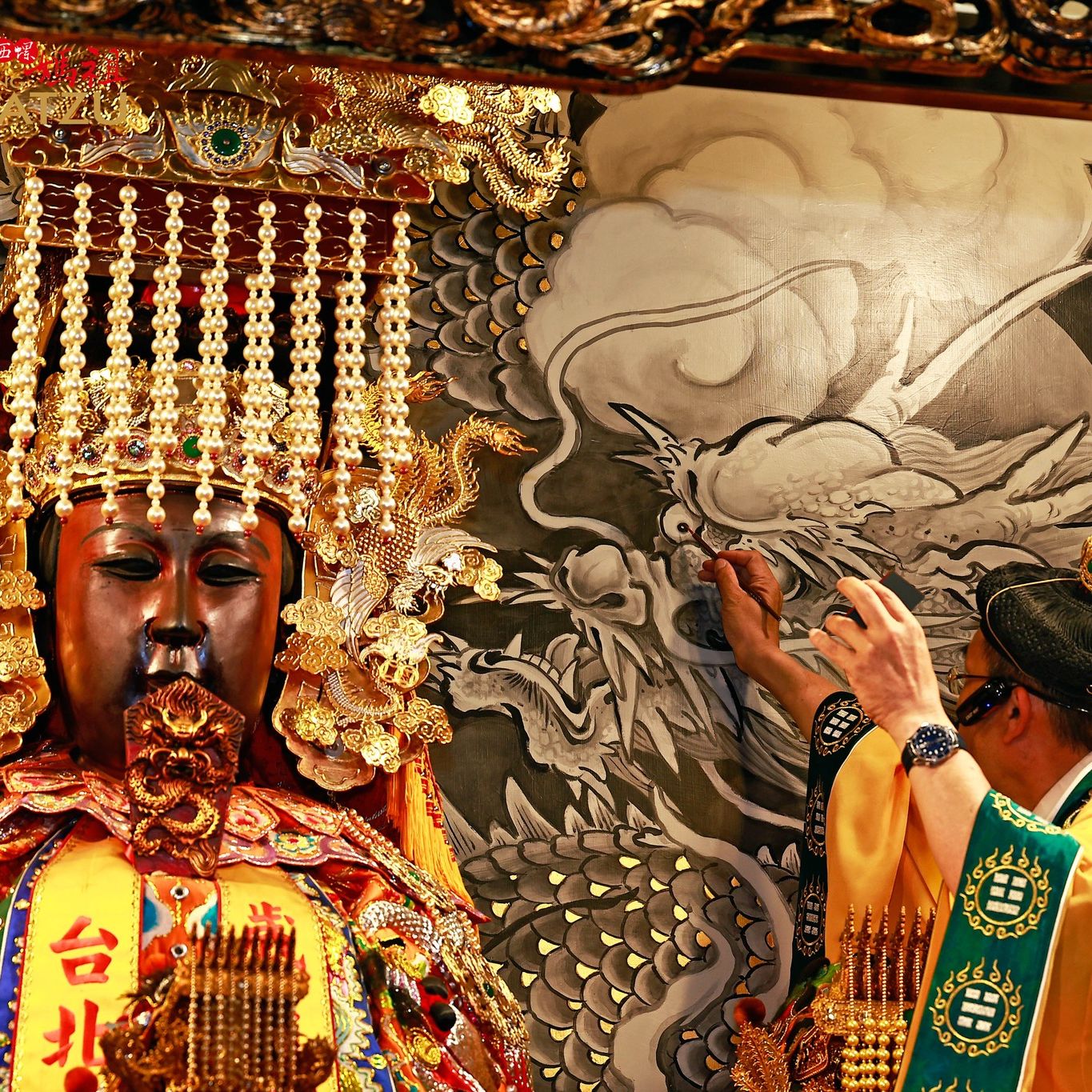 福祿頻增廟貌巍峨彰聖德 興隆弗替螺陽士庶沐神庥｜殿龍開光復位儀式