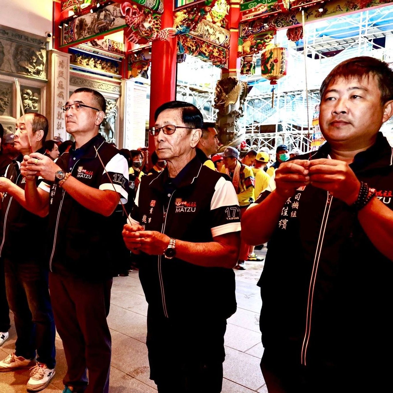 西螺媽祖恭迎大庄媽起駕