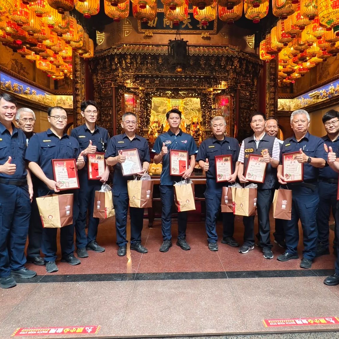 太平賜福同慶警察節 福興宮獎勵績優員警