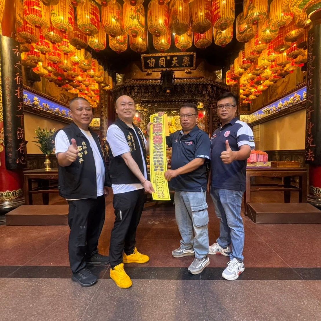 臺中忠福堂第五屆徒步謁祖進香 西螺大橋南岸接駕將施放煙火秀