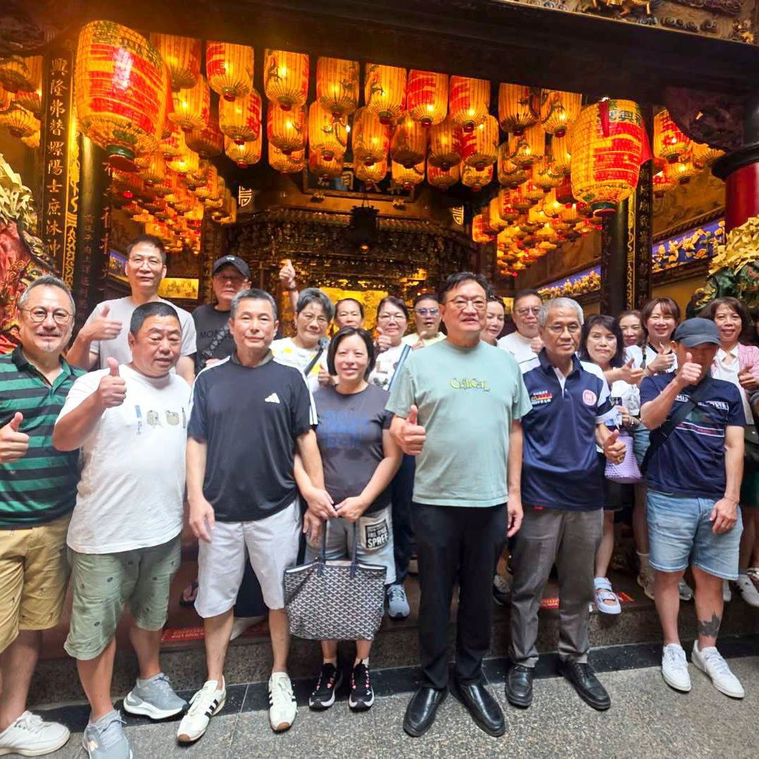 歡迎｜前臺北市議員江志銘、金龍會張茂祥、新建成餅舖林秋霞、淡水福佑宮張玉滿
